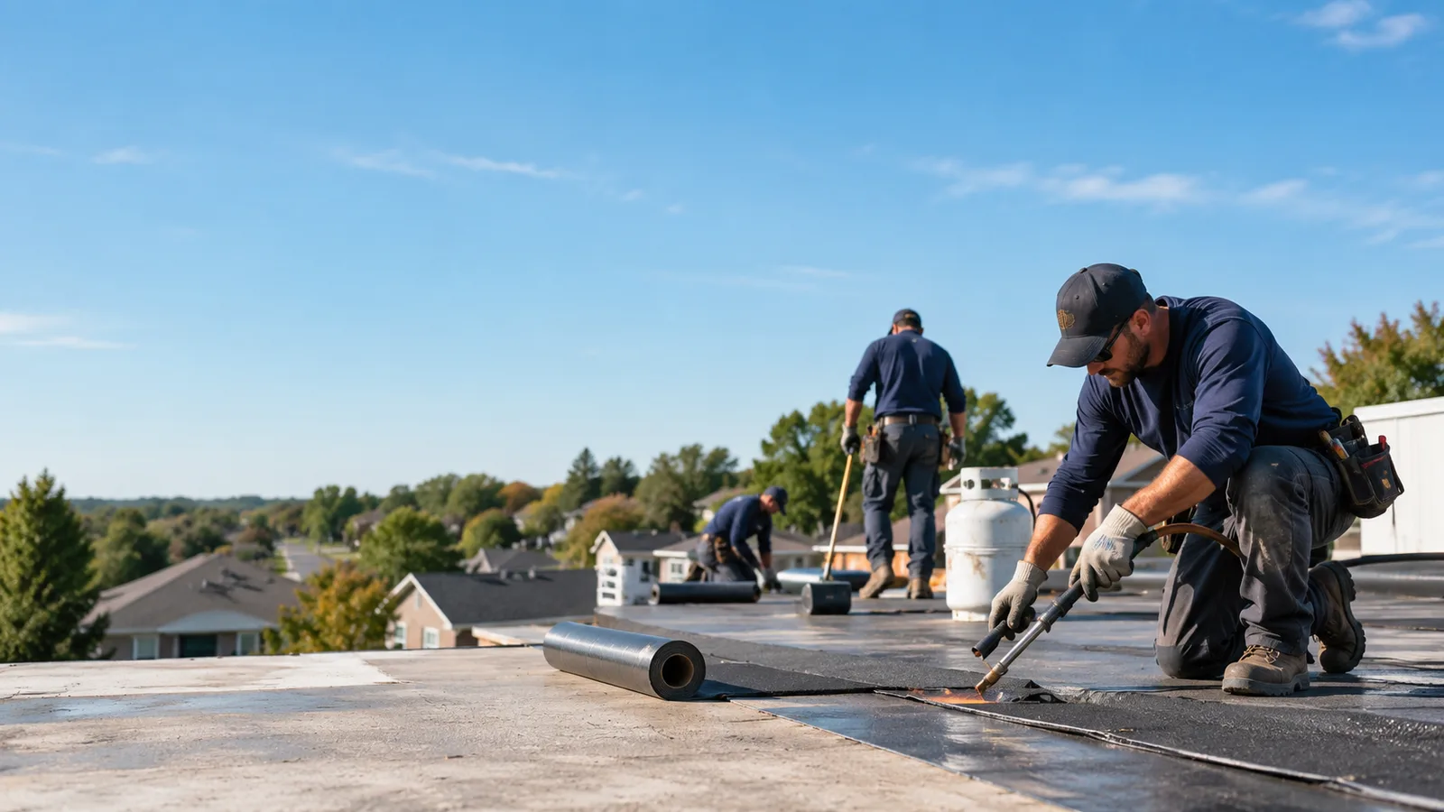 Flat Roof Leak Repair providers in Stroh, IN